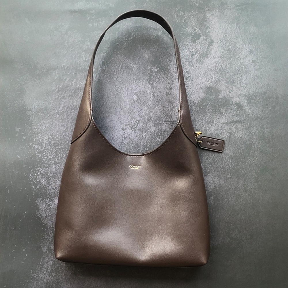 COACH Maple Leather Shoulder Bag